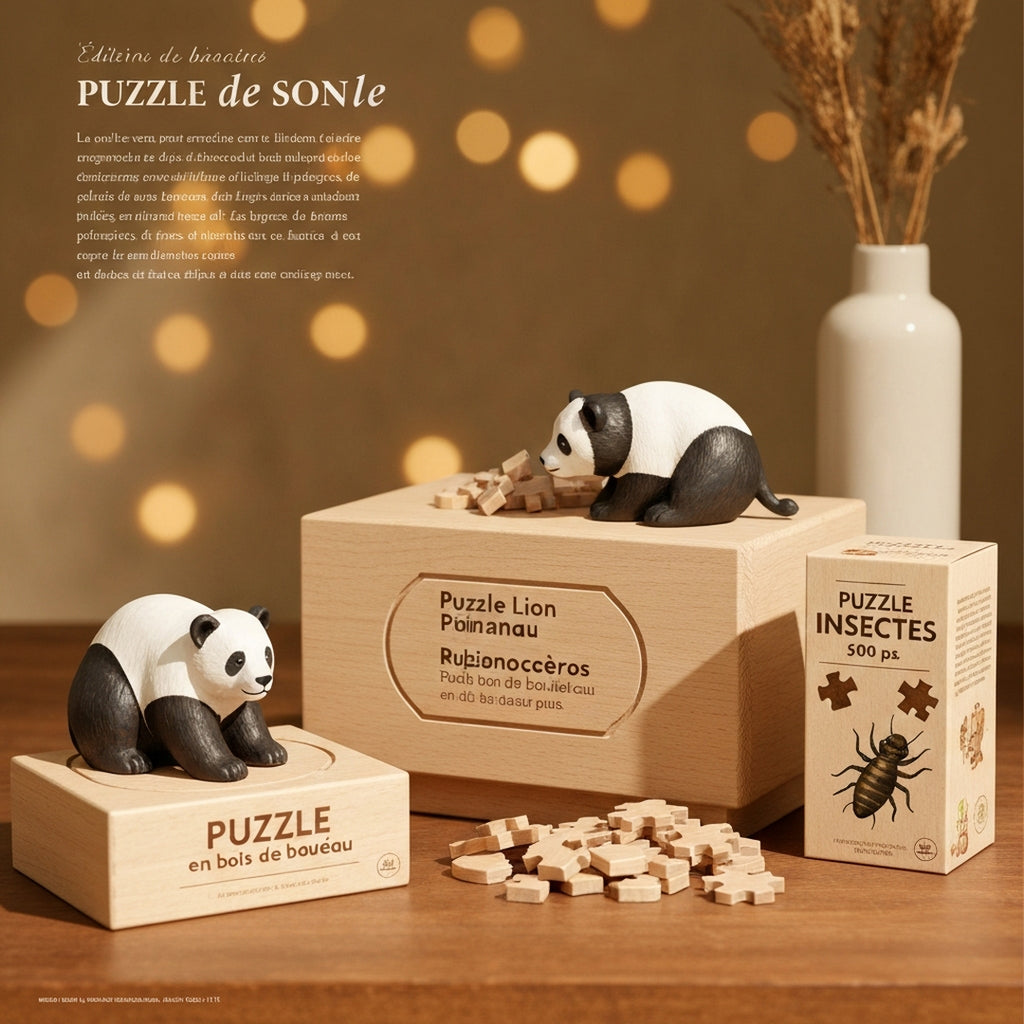 Puzzles adultes fabriqués en France — l'art d'offrir une émotion pièce par pièce
