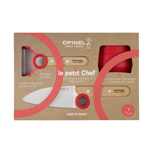 Coffret de cuisine enfant Opinel Le Petit Chef rouge