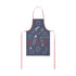 Tablier de cuisine enfant Opinel, face bleu jean à motifs de légumes