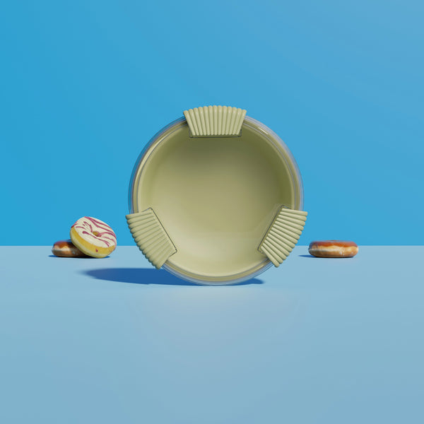 La Binibox Vert - lunch box réutilisable nomade BINI, polymère biosourcé, fabriquée en France