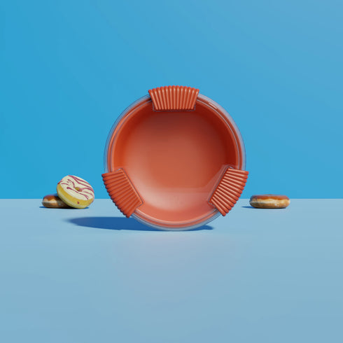 La Binibox Terracotta - lunch box réutilisable nomade BINI, polymère biosourcé, fabriquée en France