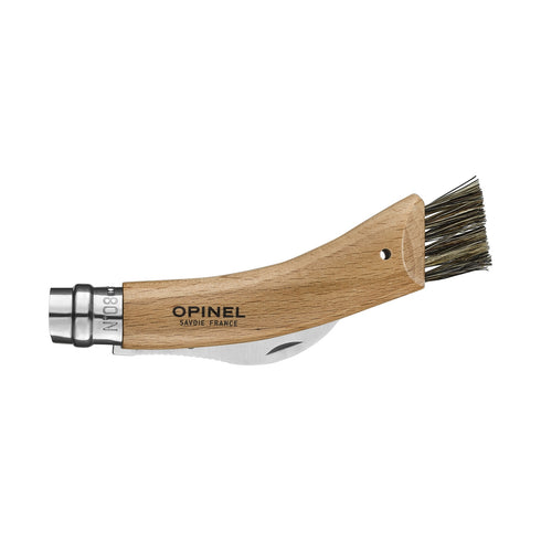 Couteau à champignons Opinel N°08 hêtre, fermé