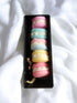 Coffret macarons Sucré - Les Senteurs de Maly - détail des senteurs incluses (jusqu'à 5 macarons)