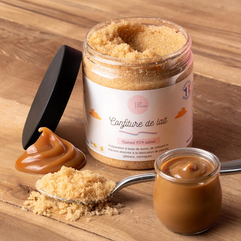 Sucre Confiture de Lait - La Fée de la Gourmandise - colorants naturels, sucre français non raffiné
