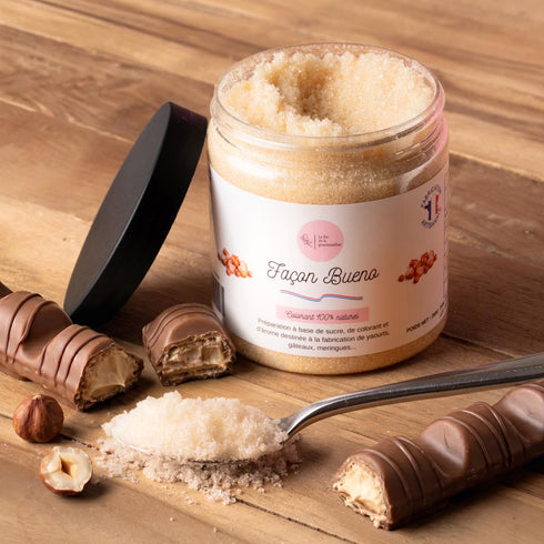 Sucre Façon Bueno - La Fée de la Gourmandise - colorants naturels, sucre français non raffiné
