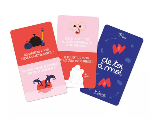 DE TOI A MOI - Spécial Couple - 25 cartes pour tester si on se connaît si bien que ça ! - J'achète français