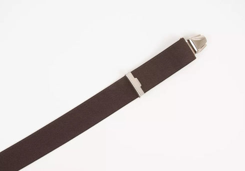 Bretelles Larges Marron "Champion"