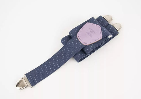 Bretelles Larges Bleu et Parme "Douce Nuit"