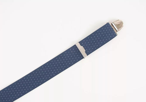 Bretelles Larges Bleu et Parme "Douce Nuit"