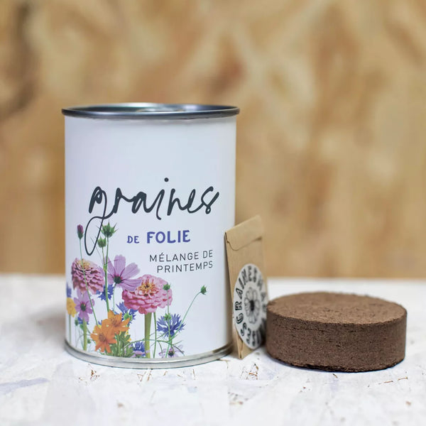 Kit à semer "Graines de folie" Fabriqué en France - J'achète français