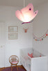 Lampe suspension enfant PAPILLON ROSE ET LILAS - J'achète français