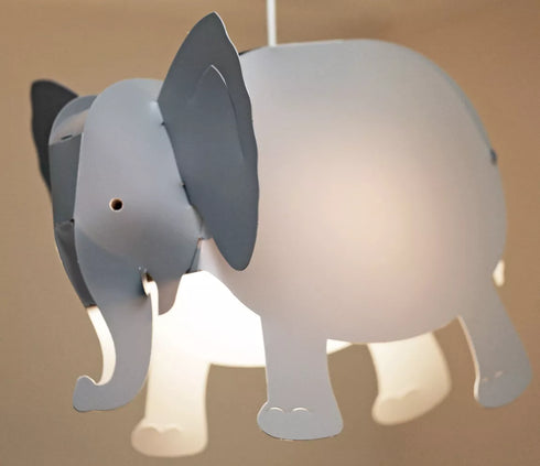 Lampe suspension enfant ELEPHANT GRIS - J'achète français