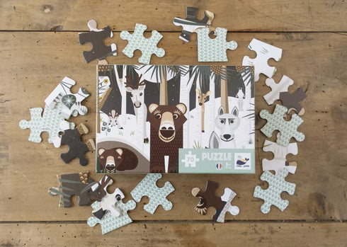 Puzzle WINDLIFE 70 pièces pour enfants - Éco-conçus - Fabriqués en France. - J'achète français