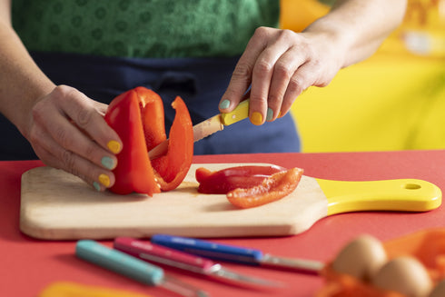 Couteaux Opinel Pop 80 en cuisine