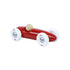 Voiture Grand Prix vintage rouge en hêtre laqué, visuel du fabricant Vilac