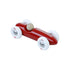 Voiture Grand Prix vintage rouge en hêtre laqué, visuel du fabricant Vilac