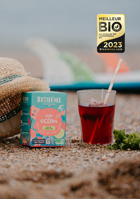 Infusion Surf Océan Bio – Biohème (20 sachets) – Meilleur Produit Bio 2023 - J'achète français - Biohême