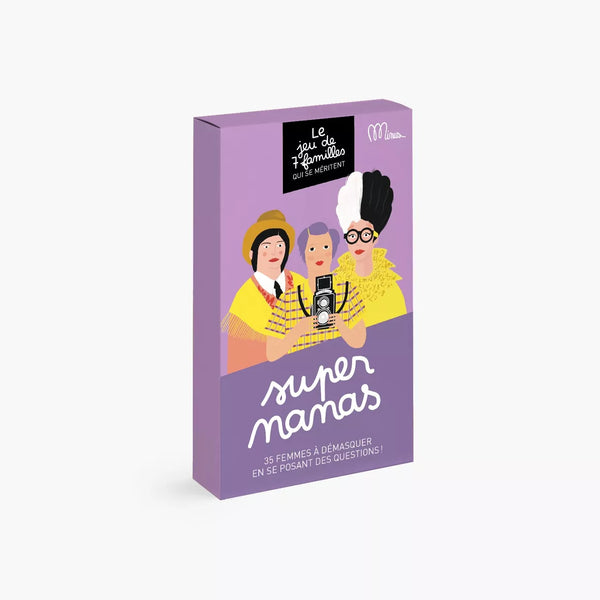 SUPER NANAS - Le jeu de 7 familles qui se méritent - 35 femmes à démasquer en se posant des questions ! - J'achète français