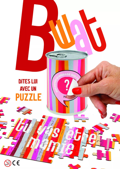 Puzzle surprise “Et si on se pacsait ?” – Demande originale en boîte de conserve - J'achète français