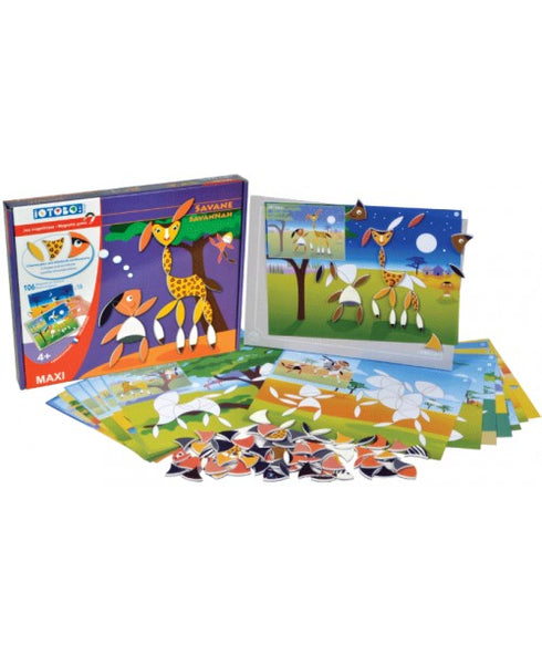 Jeu magnétique iOTOBO Savane - SEPP Jeux, fabriqué en France