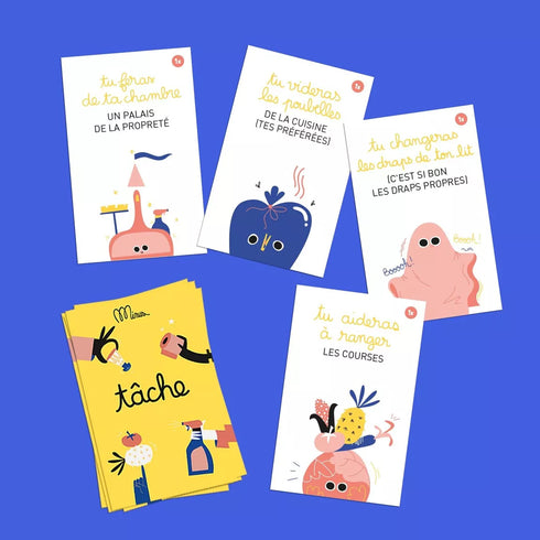 QUI S'Y COLLE ? Eh hop les corvées deviennent des jeux d'enfants... - J'achète français