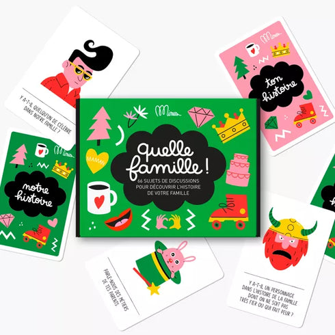 QUELLE FAMILLE ! 64 sujets de discussions pour découvrir l'histoire de votre famille - J'achète français