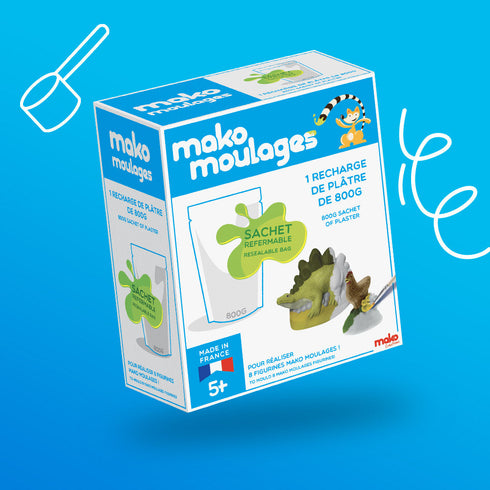 Recharge de plâtre 800 g · Mako Moulages · visuel du fabricant