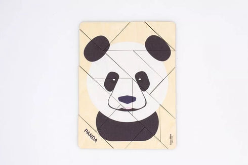 Puzzle Panda en bois de bouleau - J'achète français