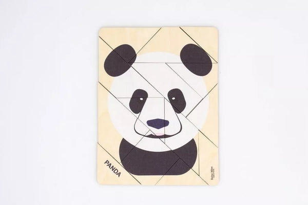 Puzzle Panda en bois de bouleau - J'achète français