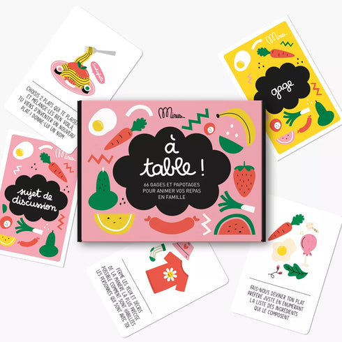 A TABLE ! - 64 gages et papotages pour animer vos repas en famille - J'achète français