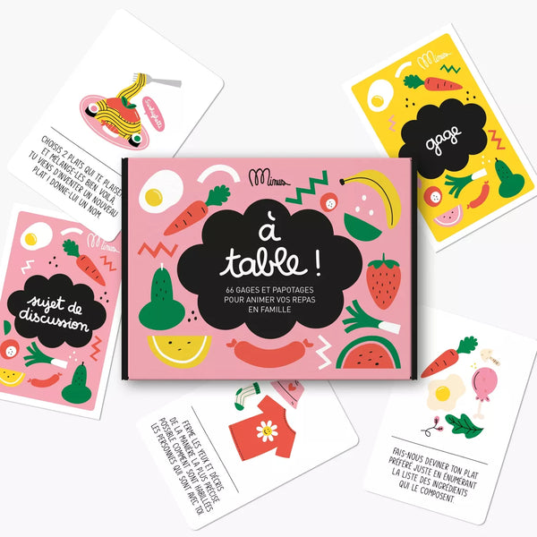 A TABLE ! - 64 gages et papotages pour animer vos repas en famille - J'achète français
