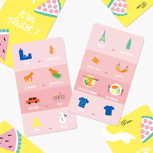 CHACUN SES GOUTS - 25 cartes pour comparer nos goûts - J'achète français