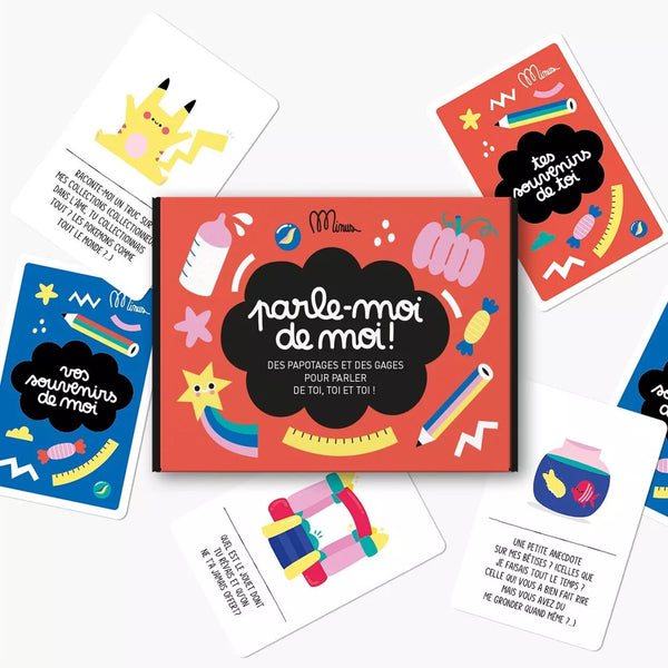 PARLE-MOI DE MOI ! Des papotages et des gages pour parler de toi, toi et toi ! - J'achète français