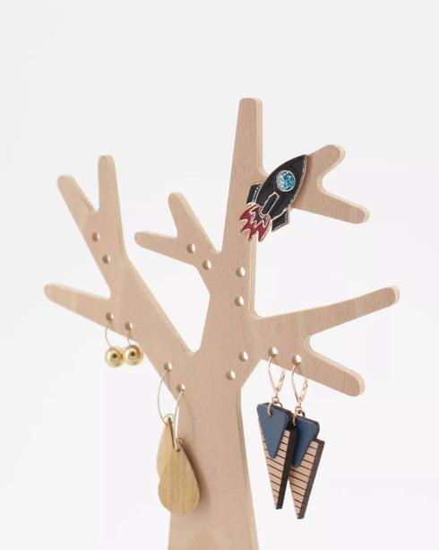 L'Arbre à boucles d'oreilles - Socle Hexagonal - J'achète français