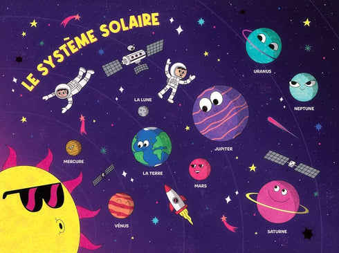 🚀 Puzzle Puzzle Système Solaire 48 pièces – Dès 4 ans – Fabriqué en France - J'achète français