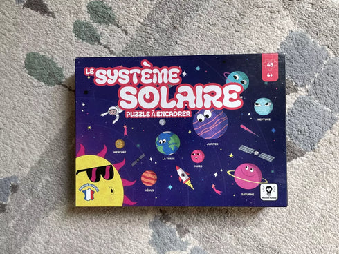 🚀 Puzzle Puzzle Système Solaire 48 pièces – Dès 4 ans – Fabriqué en France - J'achète français