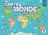 🌍 Puzzle Carte du Monde 48 pièces – Dès 4 ans – Fabriqué en France - J'achète français