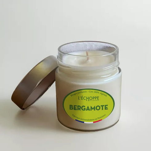 Bougie Bergamotte - Cire 100% végétale - J'achète français