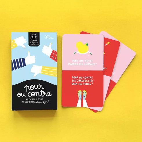 POUR OU CONTRE ? - 25 cartes pour des débats sans fin ! - J'achète français
