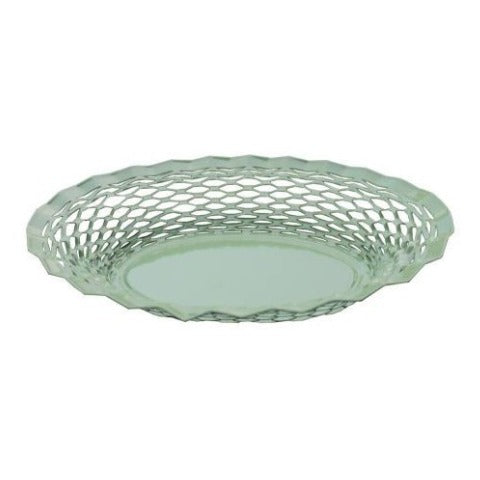 Corbeille à pain ovale petit modèle vert pastel