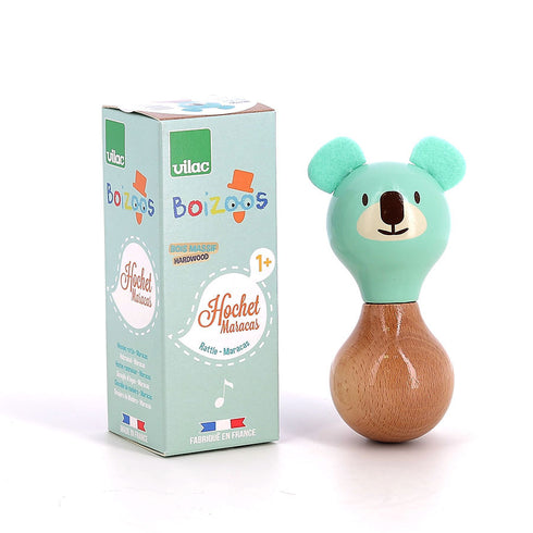 Hochet en bois Boizoos, Alice la koala - Vilac, fabriqué en France