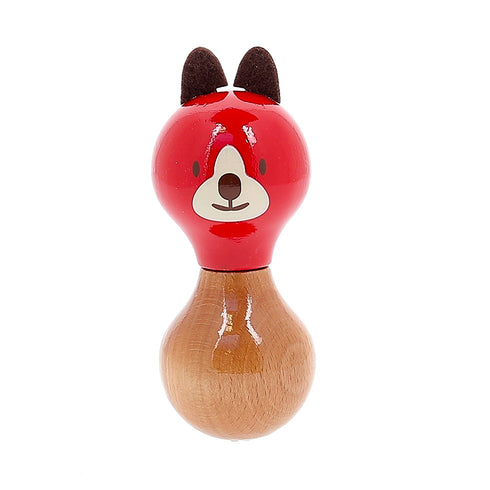 Hochet en bois Boizoos, Lucien le chien - Vilac, fabriqué en France