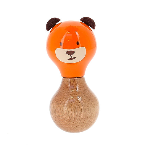 Hochet en bois Boizoos, Marcel l'ours - Vilac, fabriqué en France