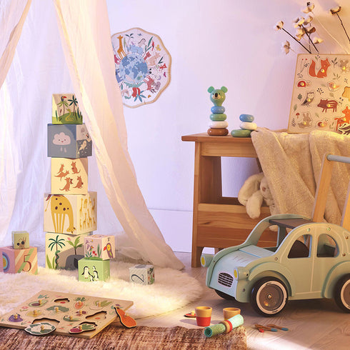 Empilable en bois Boizoos, Alice le koala - Vilac, fabriqué en France
