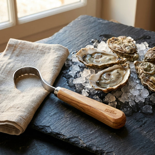 Coquilleur manche olivier en situation