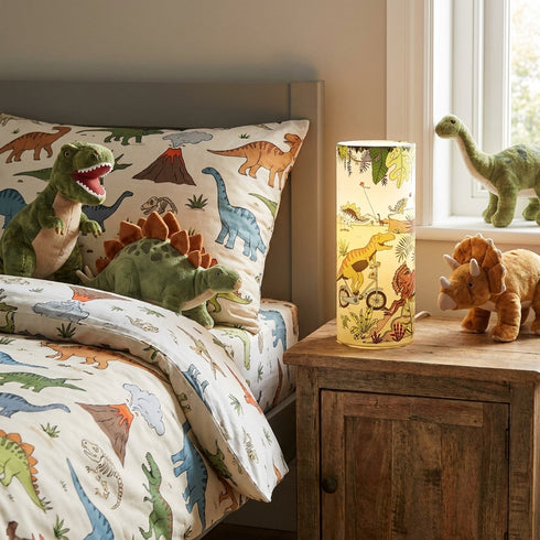 Lampe de chevet DINOSAURES en situation