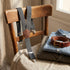 Bretelles Larges Gris Denim "Underground" en situation
