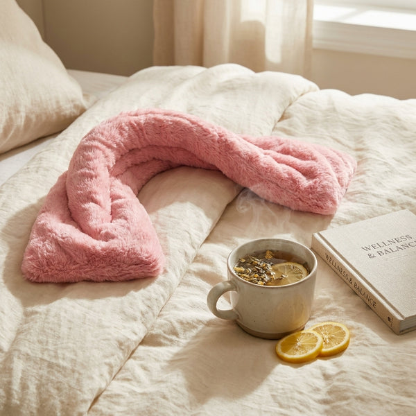 Bouillotte Tour de Cou rose pale – L'Artisan du Bien-Être en situation