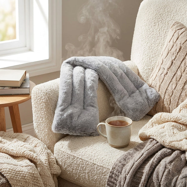 Bouillotte Tour de Cou Gris – L'Artisan du Bien-Être en situation