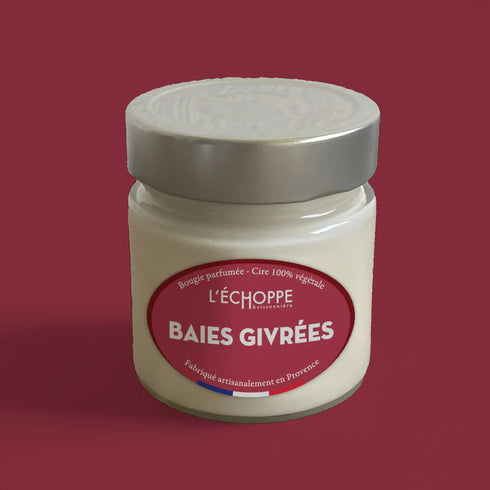 Bougie parfumée - Cire 100% végétale - J'achète français - L'échoppe Buissonnière